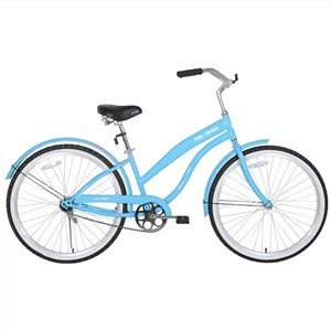 Bicicleta de cruzeiro de praia feminina de 26 polegadas